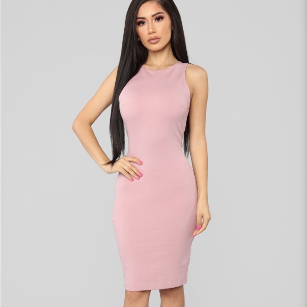Fashion Nova Melinda Body Sculpting Midi Dress